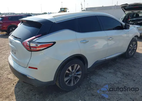 2015 Nissan Murano S z USA, uszkodzony, nr VIN 5N1AZ2MG4FN231956